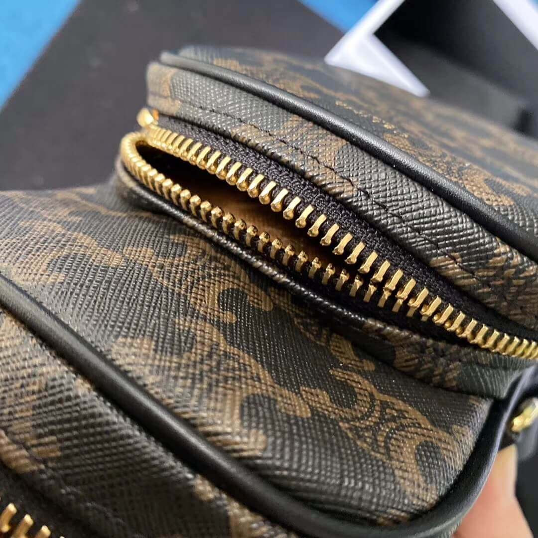 Celine Mini Pocket Messenger Bag In Triomphe Canvas 190832