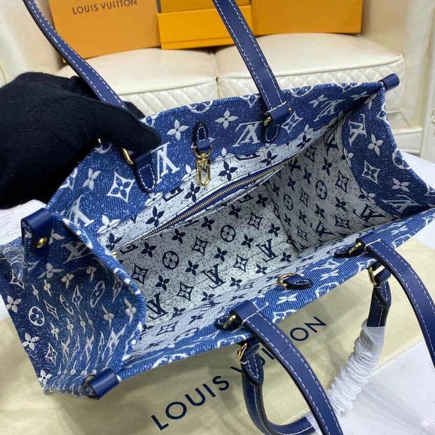 Louis Vuitton Monogram Jacquard Denim OnTheGo MM M59608