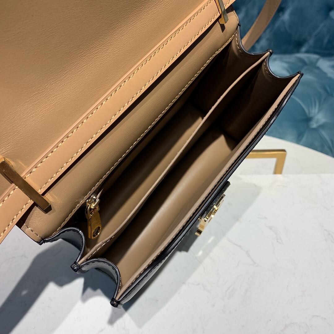 Burberry Small Two-tone Leather TB Bag 80134751