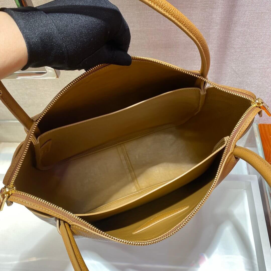 Prada Deerskin Leather Tote Bag 1BC142