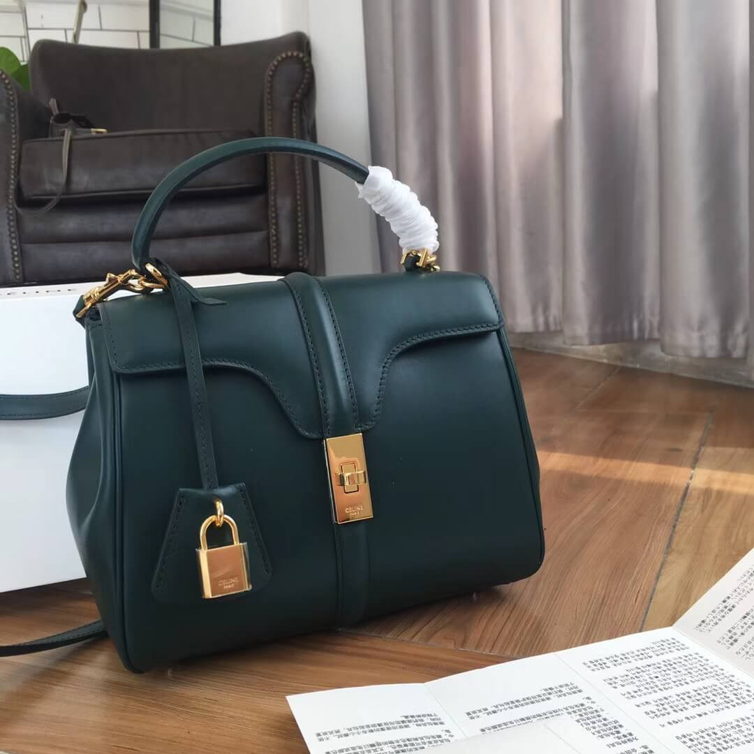 Celine Small 16 Bag In Satinated Calfskin 188003