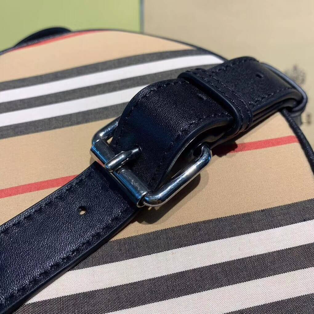 Burberry Icon Stripe Cotton Crossbody Bag 80112291