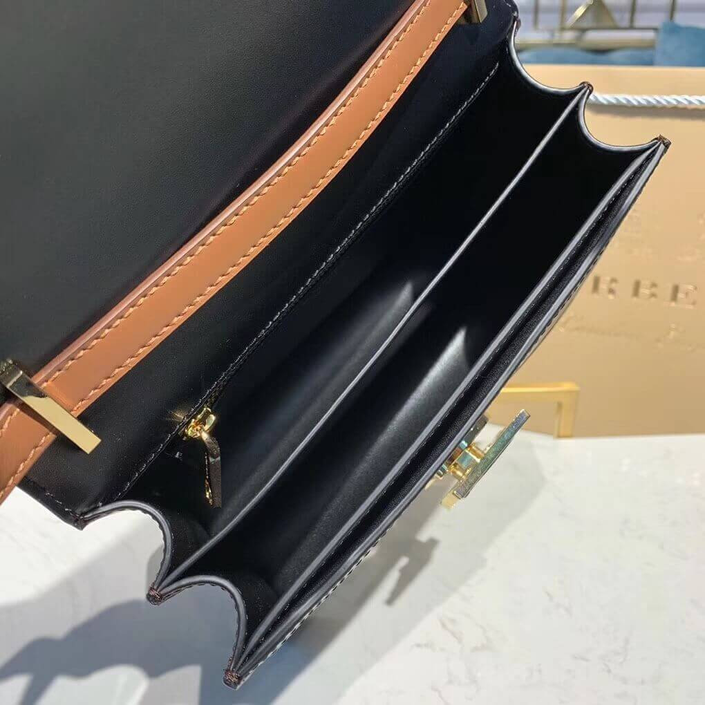 Burberry Small Monogram Stripe E-canvas TB Bag 80193361