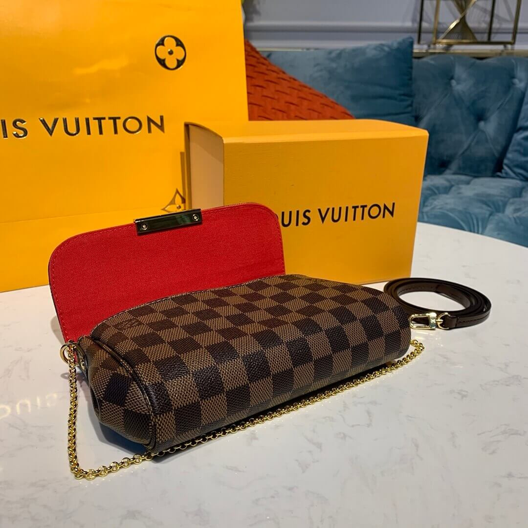 Louis Vuitton Damier Ebene Canvas Favorite PM N41276