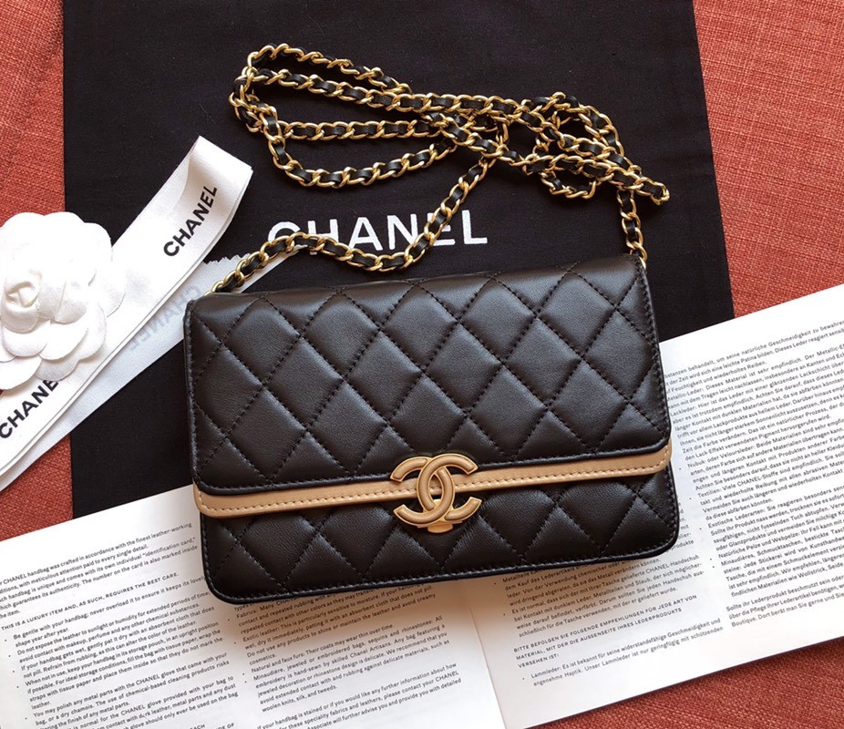 Chanel Small Flap Bag A57275 Black/Gold
