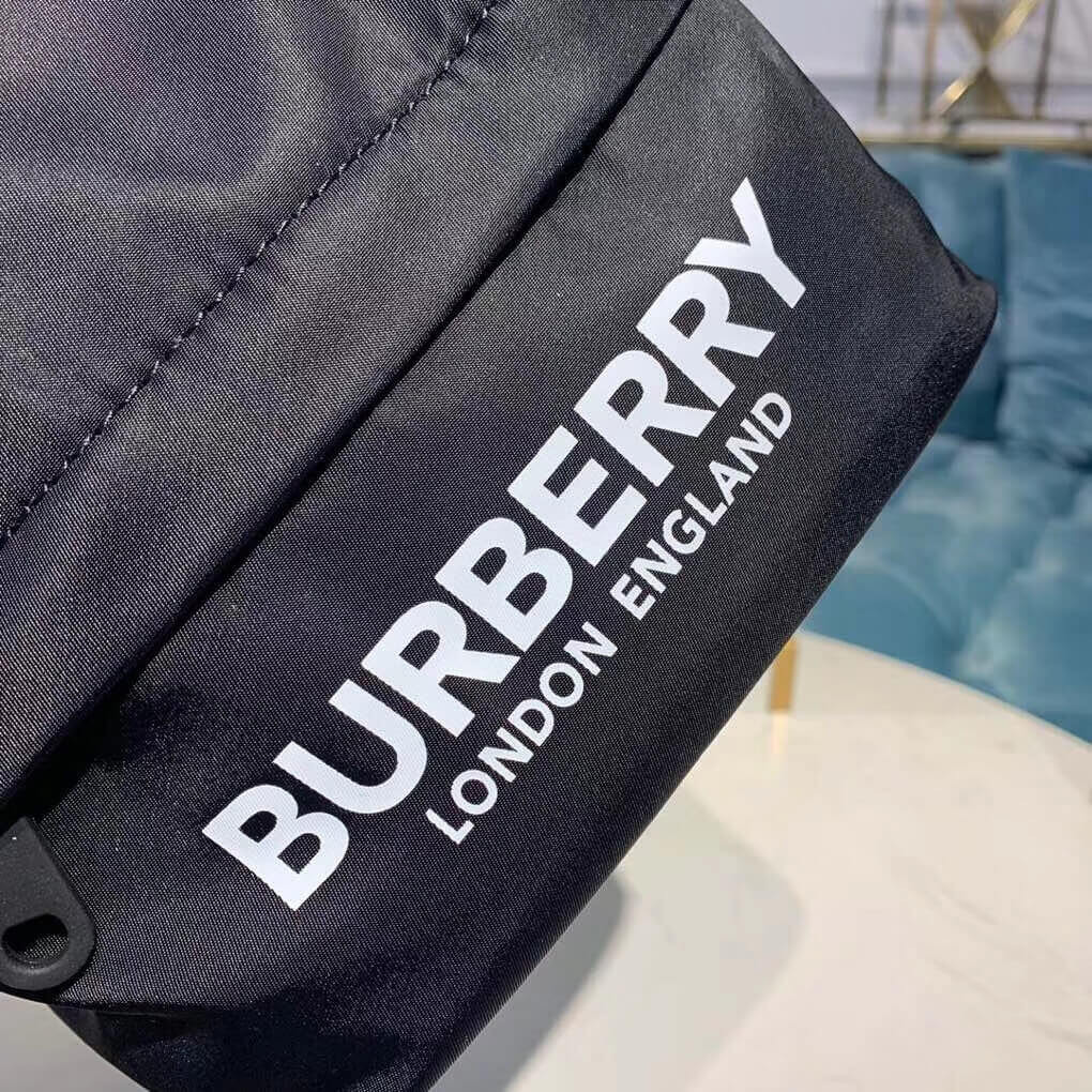 Burberry Logo Print Nylon Drawcord Pouch 80150451