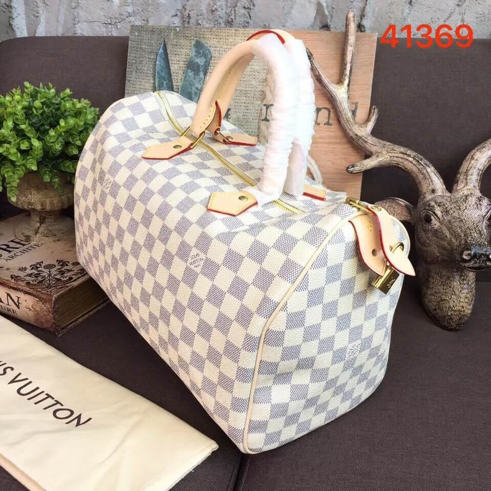 Louis Vuitton Damier Azur Canvas Speedy 35 N41369