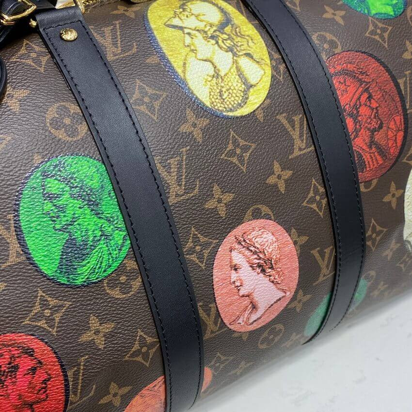 Louis Vuitton Monogram Cameo Printed Keepall Bandouliere 45 M59261
