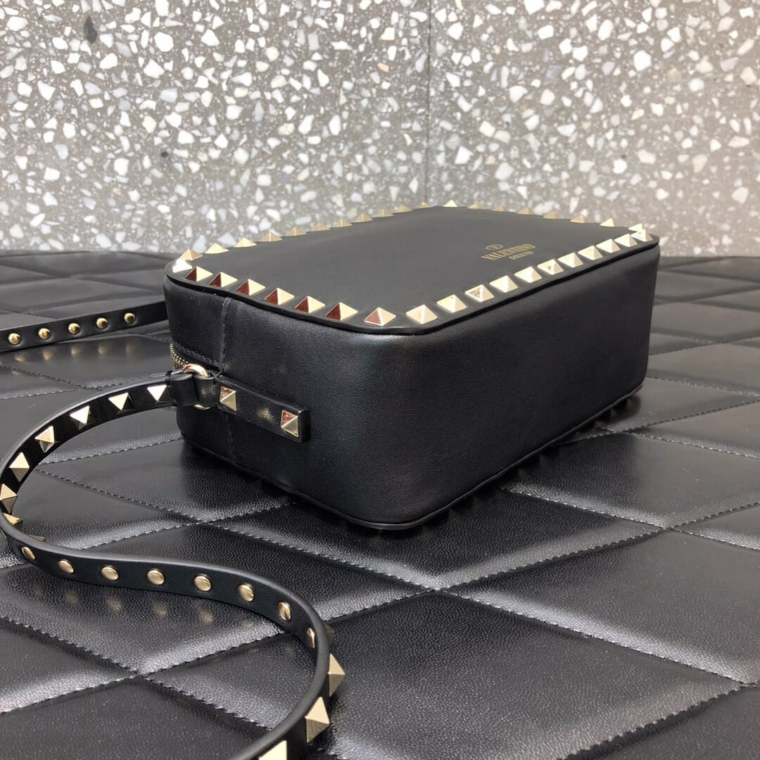 Valentino Garavani Small Rockstud Calfskin Crossbody Bag 0809