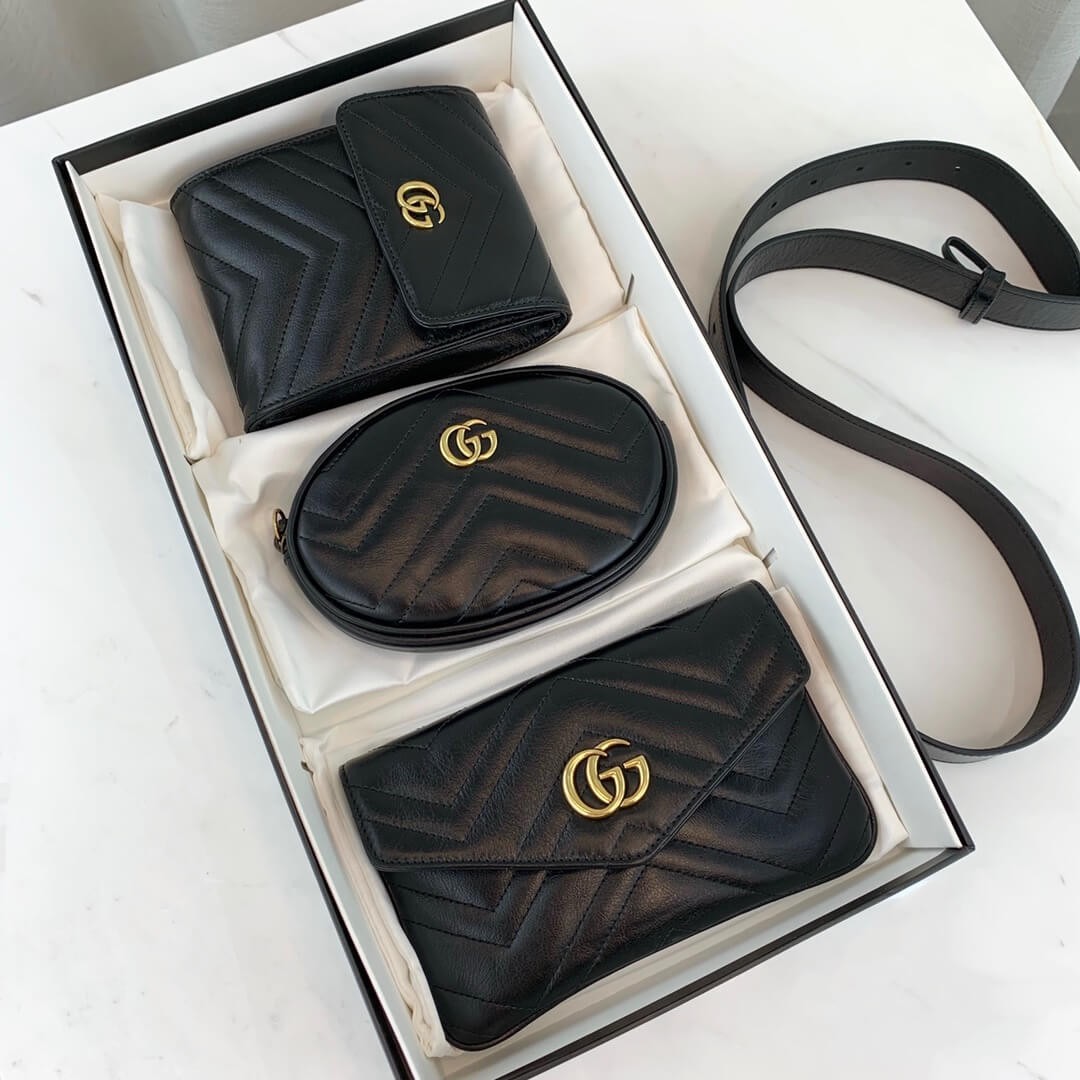 Gucci GG Marmont Matelasse Belt Bag 524597