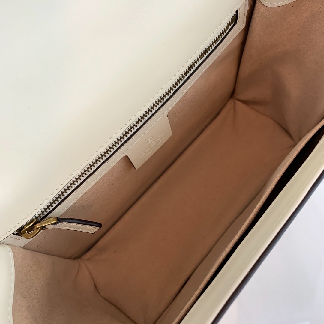 Gucci Queen Margaret Shoulder Bag 476542 Red/White