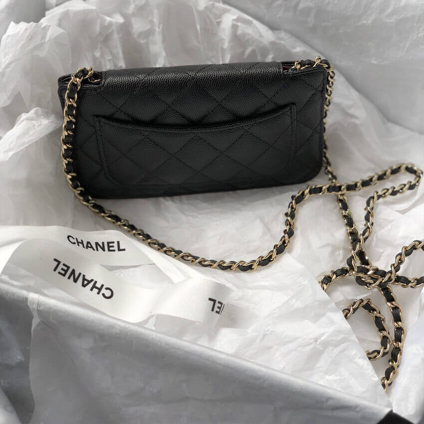 Chanel Foldable Tote Bag With Chain AP2095