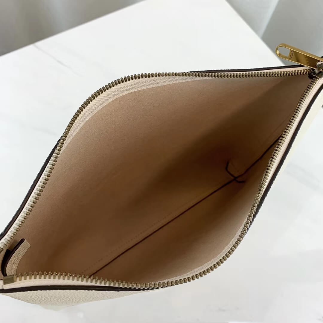 Gucci Print Leather Medium Portfolio 500981