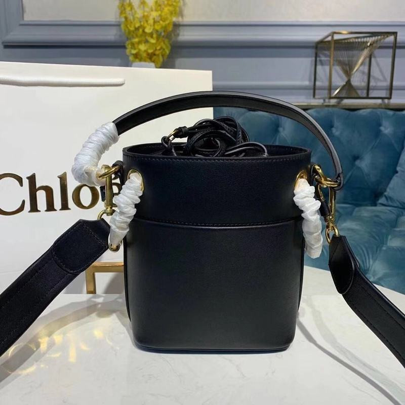Chloe Roy Mini Smooth Leather Bucket Bag 3S508