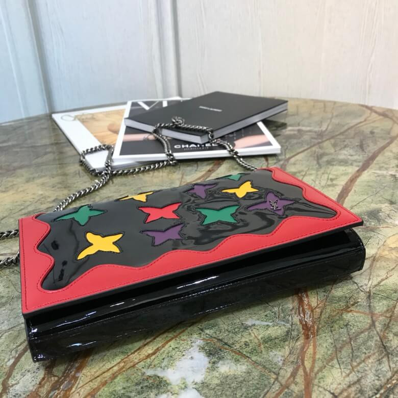 Saint Laurent Embellished Wallet On Chain 515271