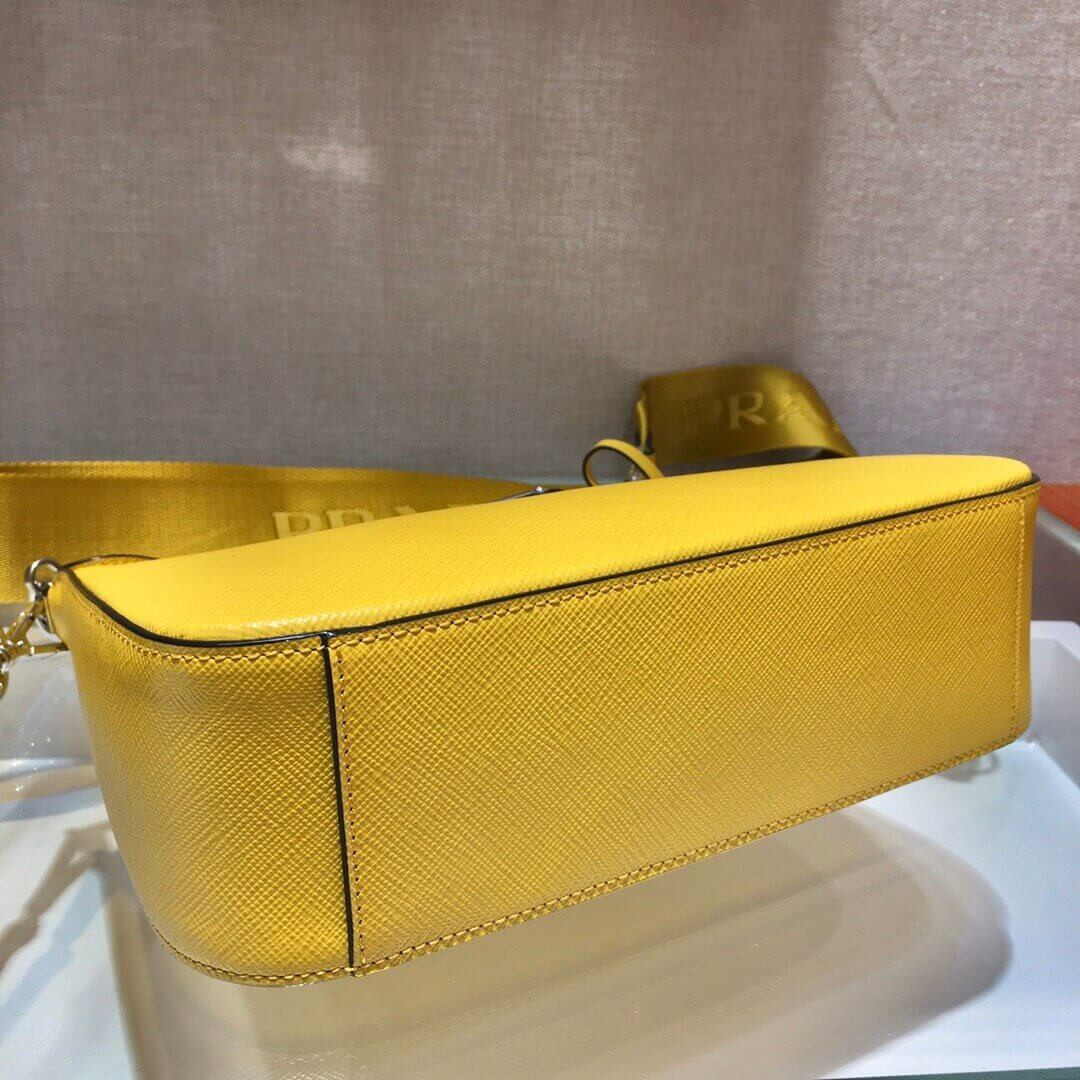 Prada Hobo Re Edition Leather Cross Body Bag 1BH204