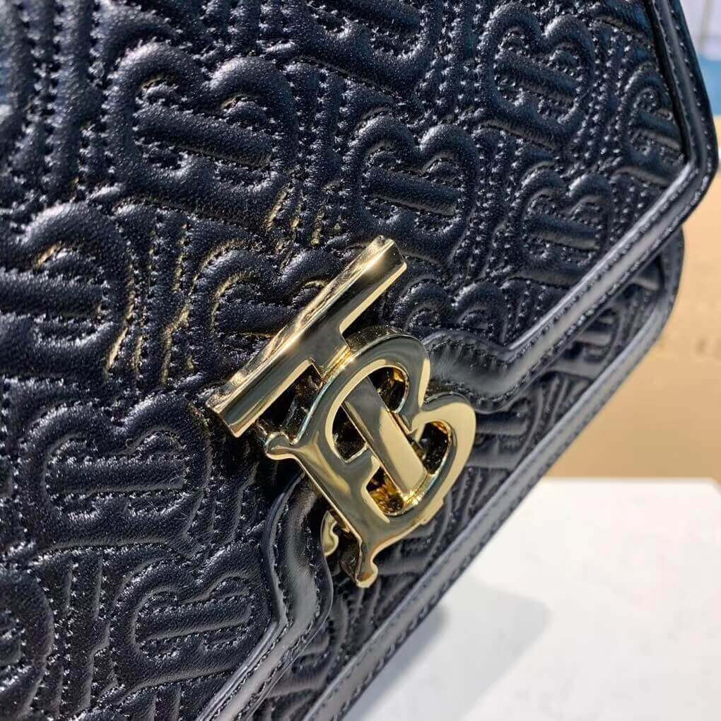 Burberry Small Quilted Monogram Lambskin TB Bag 80149211