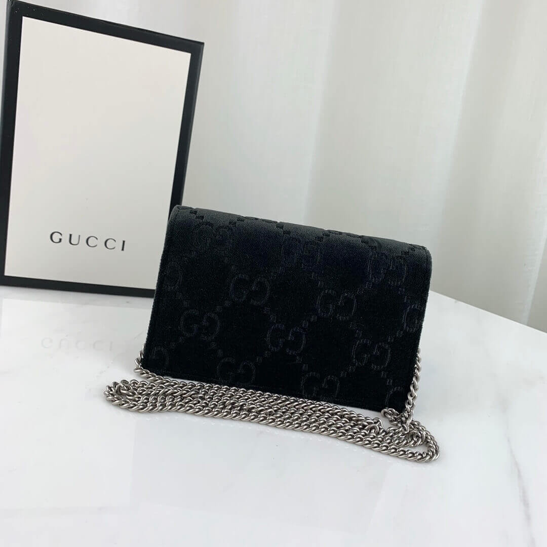 Gucci Dionysus GG Velvet Super Mini Bag 476432