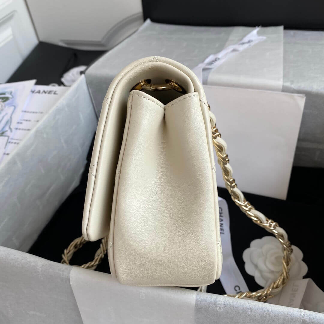 Chanel Lambskin Large Flap Bag AS2319
