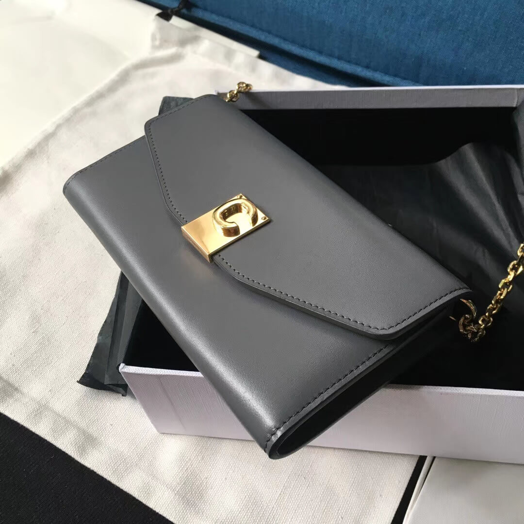 Celine C Wallet On Chain In Smooth Calfskin 10B903