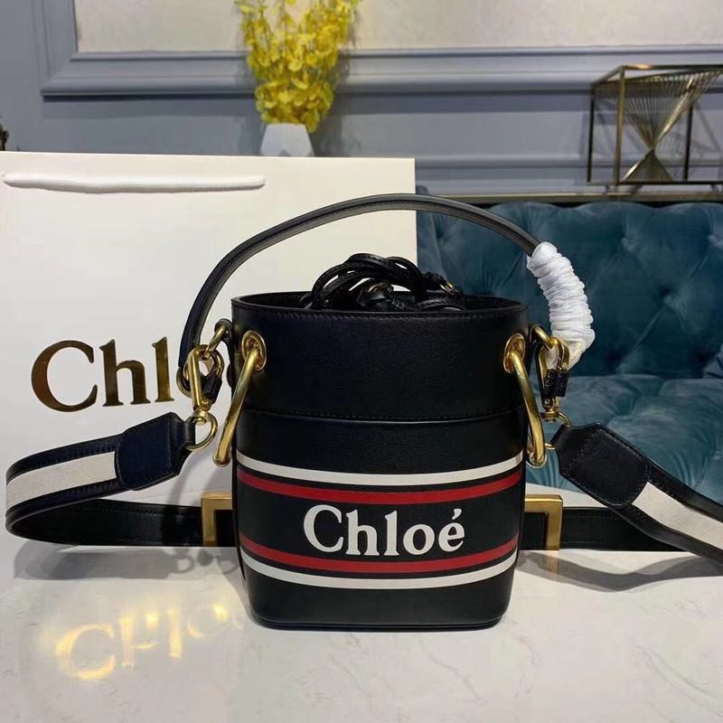 Chloe Roy Mini Smooth Leather Bucket Bag 3S508