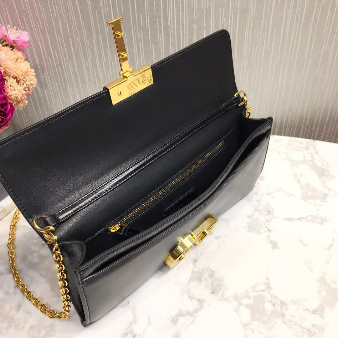 Christian Dior 30 Montaigne Calfskin Clutch Chain Bag M9206