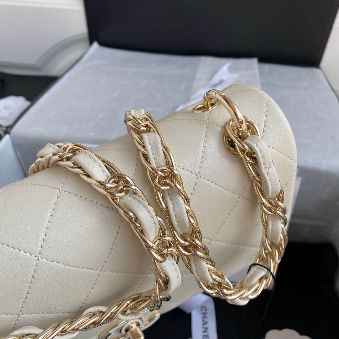Chanel Lambskin Large Flap Bag AS2319