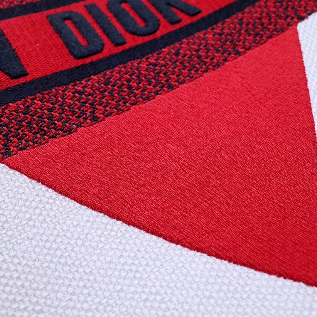 Dior Book Tote Bag With Red Heart M1286