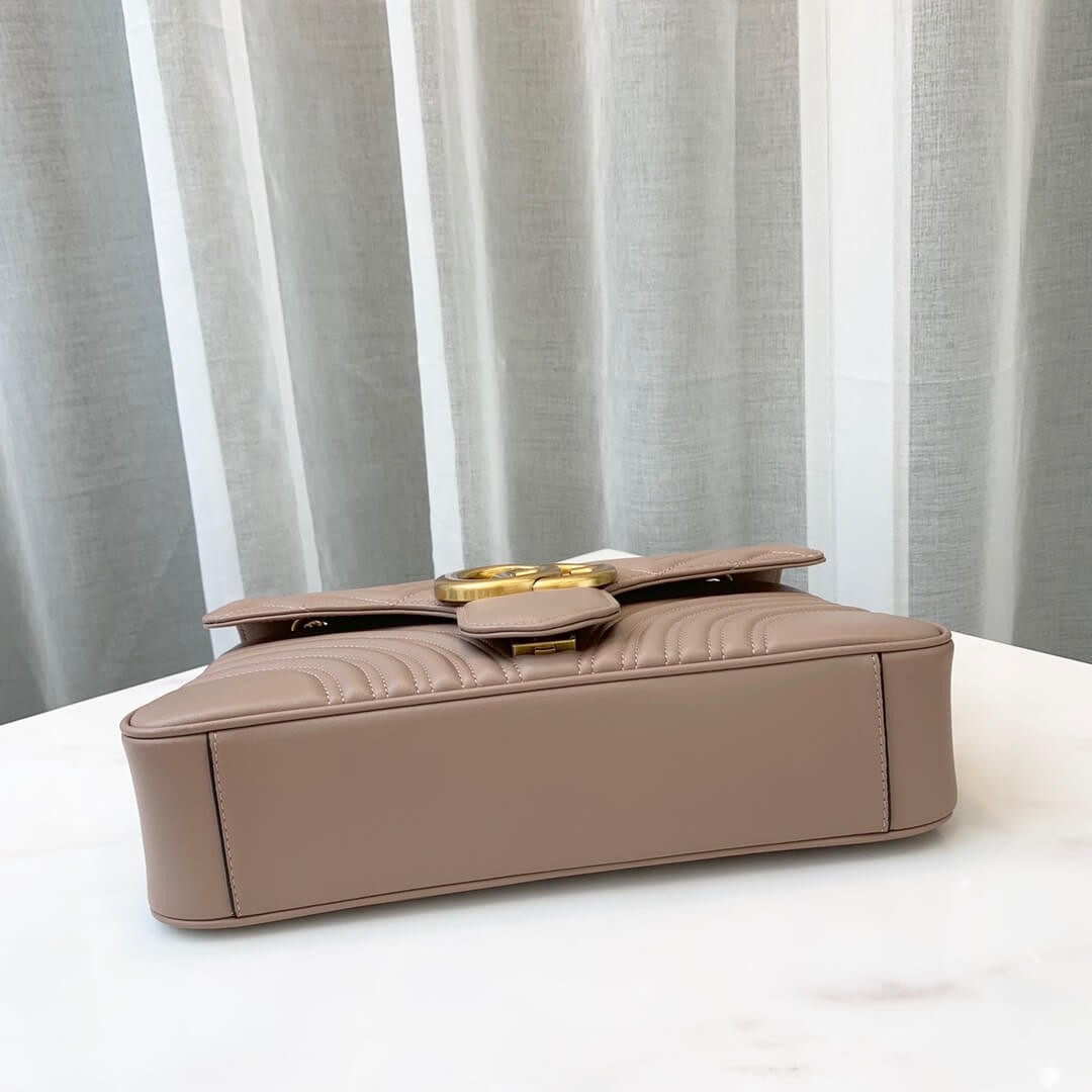 Gucci GG Marmont Medium Matelassé Shoulder Bag 443496