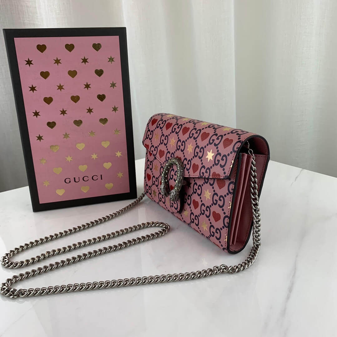 Gucci Valentine's Day Exclusive Dionysus Super Mini Chain Bag 401231