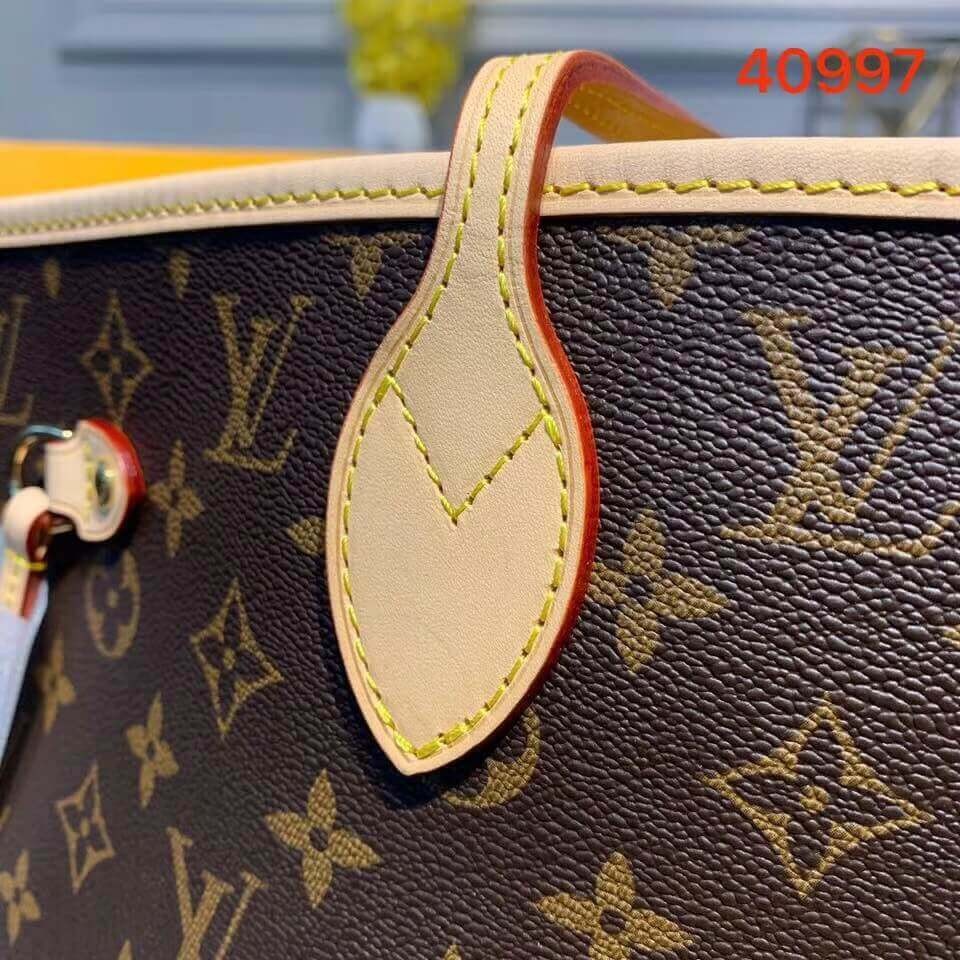 Louis Vuitton Monogram Canvas Neverfull MM M40997 Yellow