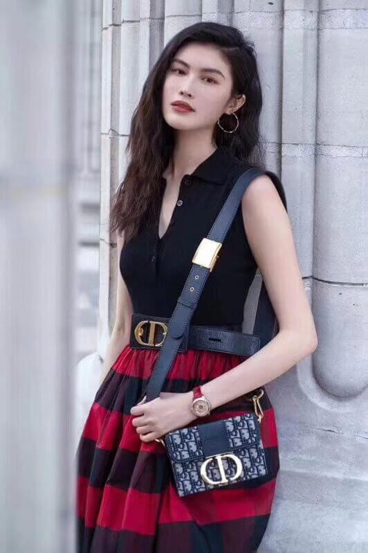 Christian Dior Oblique 30 Montaigne Box Bag M9204