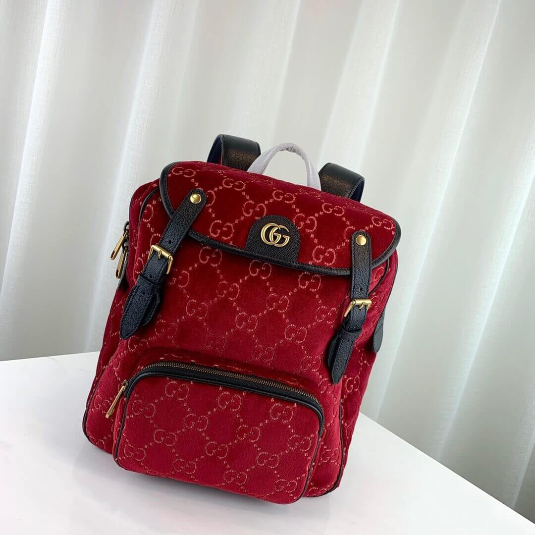 Gucci Small GG Velvet Backpack 574942