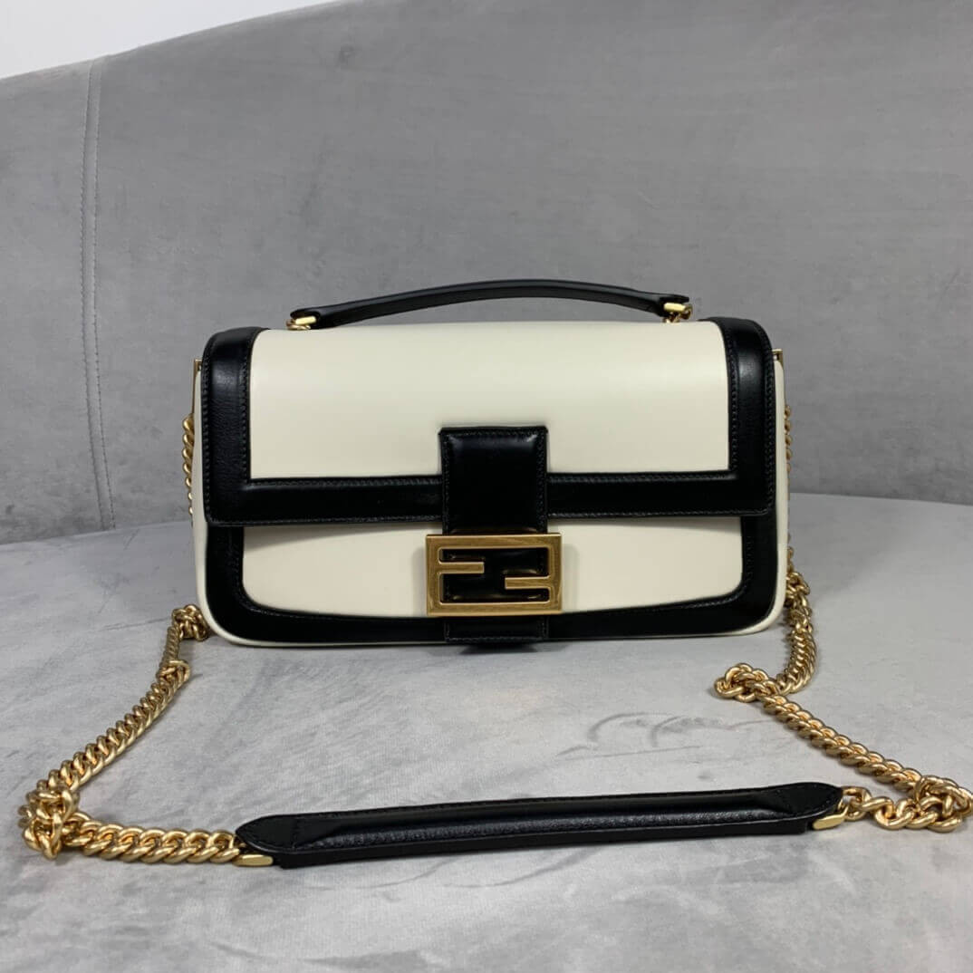 Fendi Baguette Chain Bag In Nappa Leather 8BR783