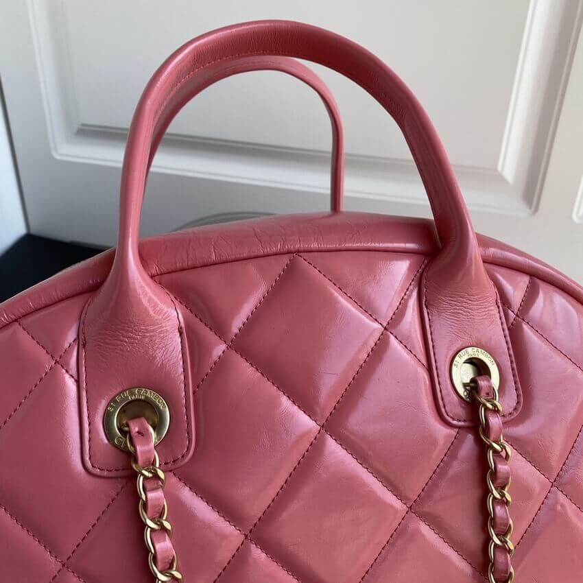 Chanel Calfskin Bowling Bag AS2223