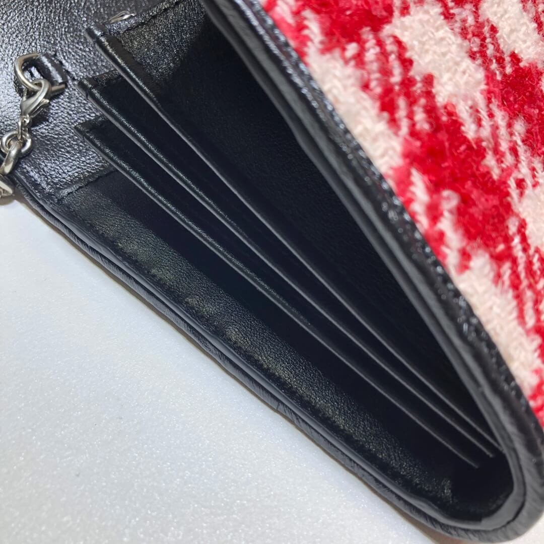 Gucci Dionysus Mini Check Tweed Chain Bag 401231