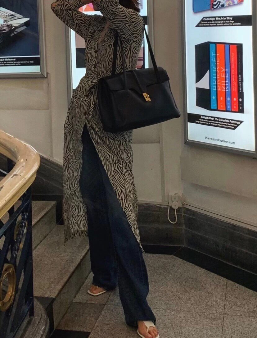 Celine Large Soft 16 Bag In Supple Grained Calfskin 194043