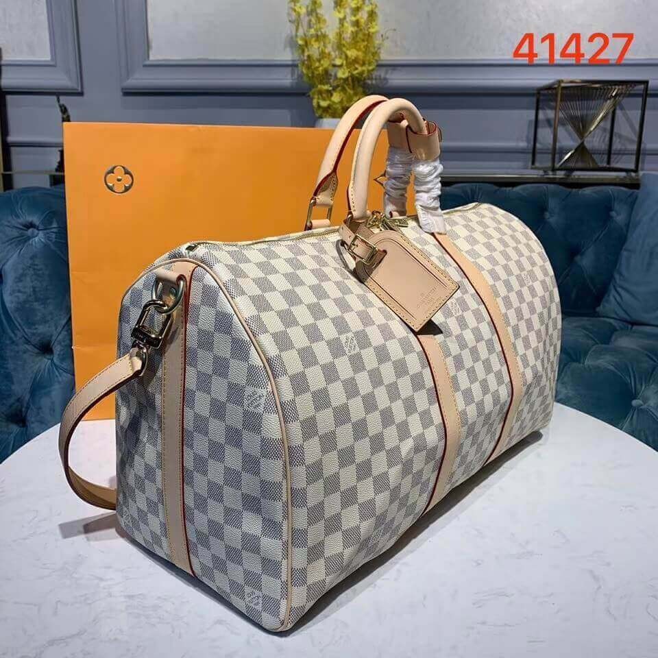Louis Vuitton Damier Azur Keepall Bandouliere 50 N41427