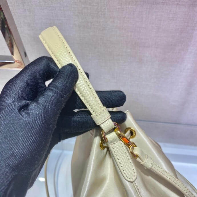 Prada Duet Leather Shoulder Bag 1BH038