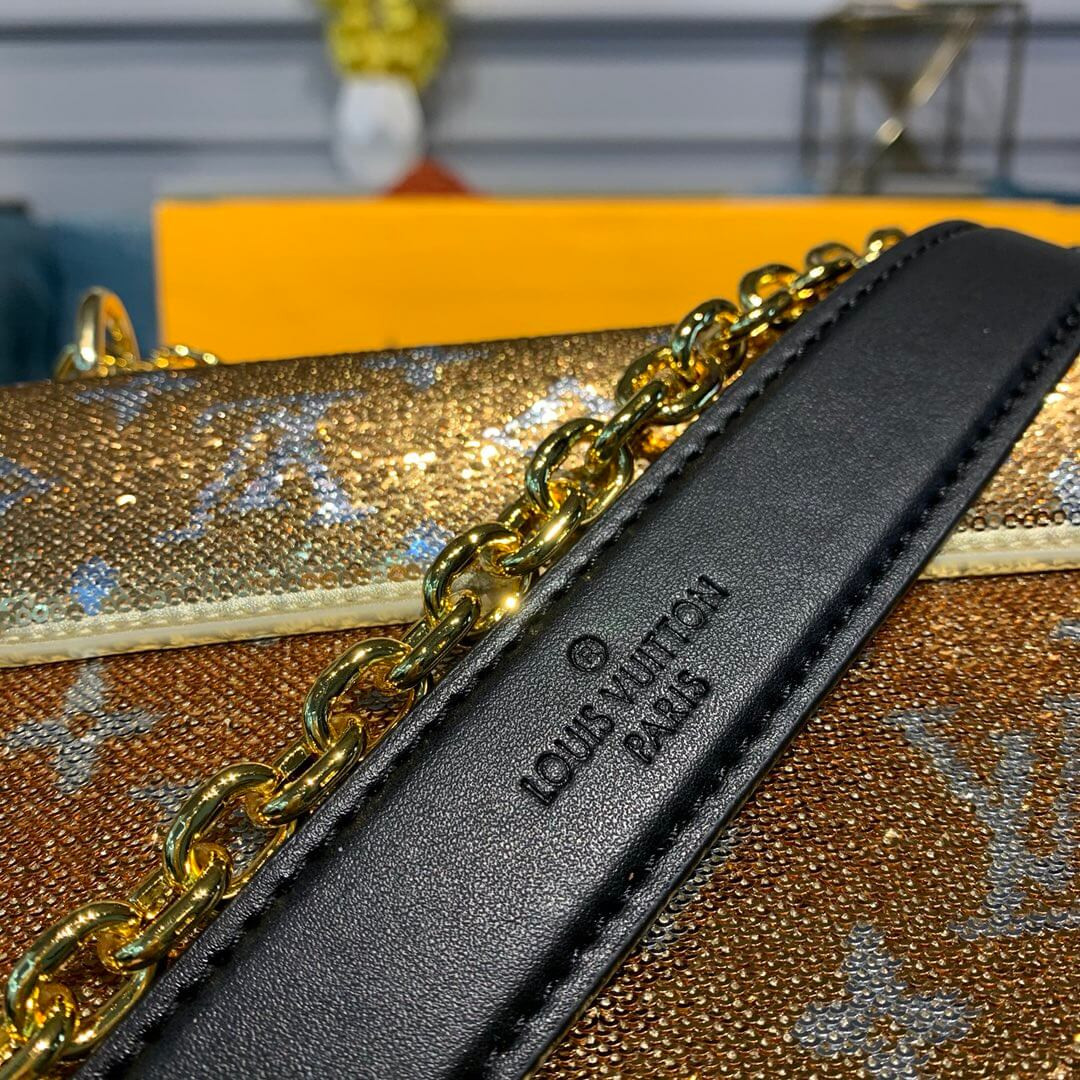 Louis Vuitton Twist PM with Gold Sequins M55842