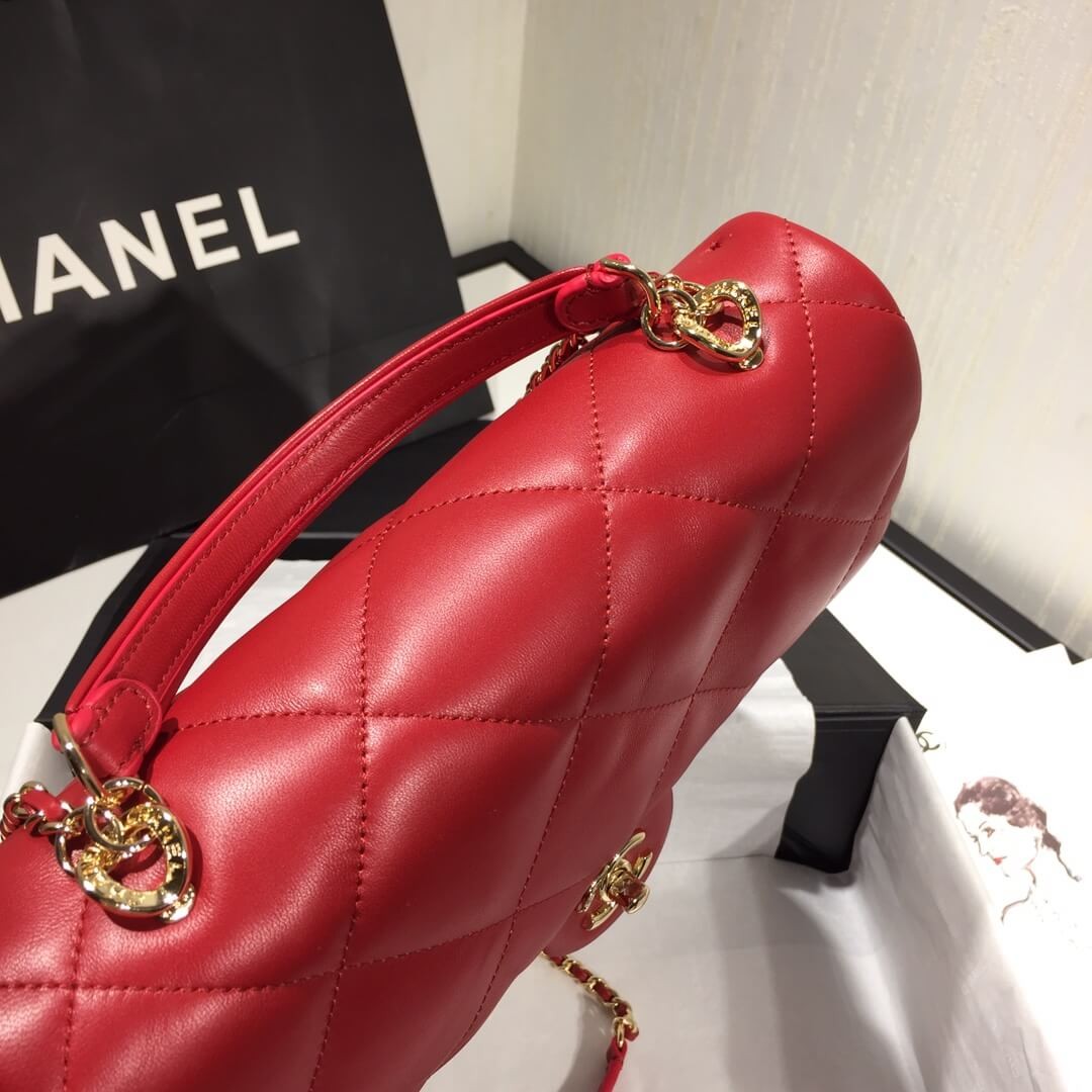 Chanel Large Flap Bag With Handle AS1115