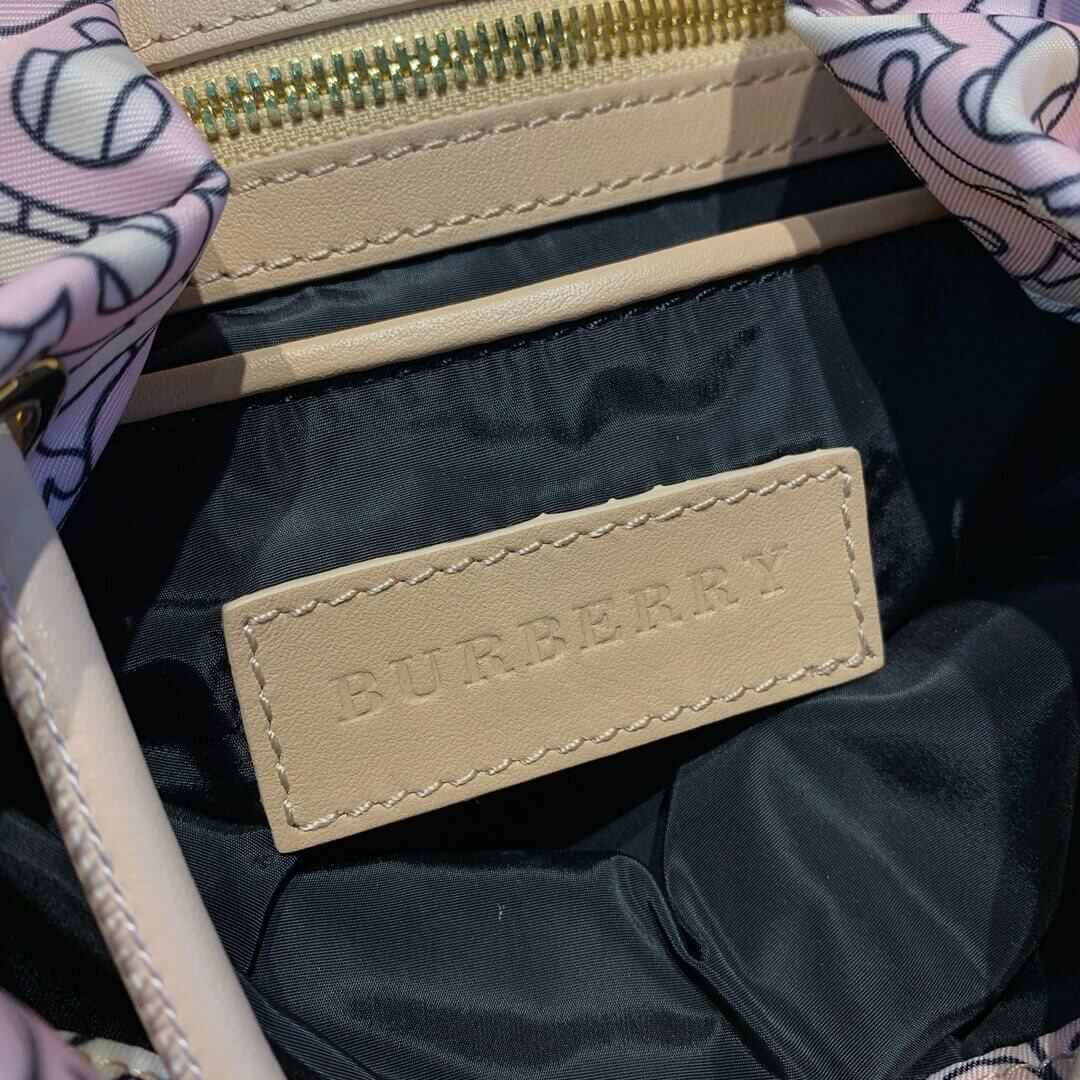 Burberry The Medium Rucksack in Monogram Print Nylon 80116391