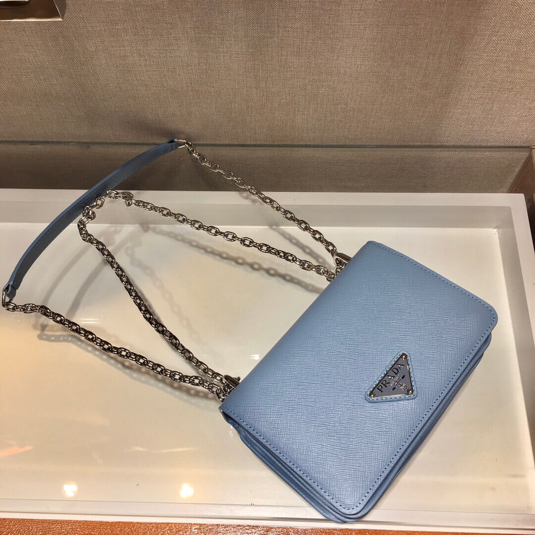 Prada Saffiano Leather Shoulder Bag 1BD032