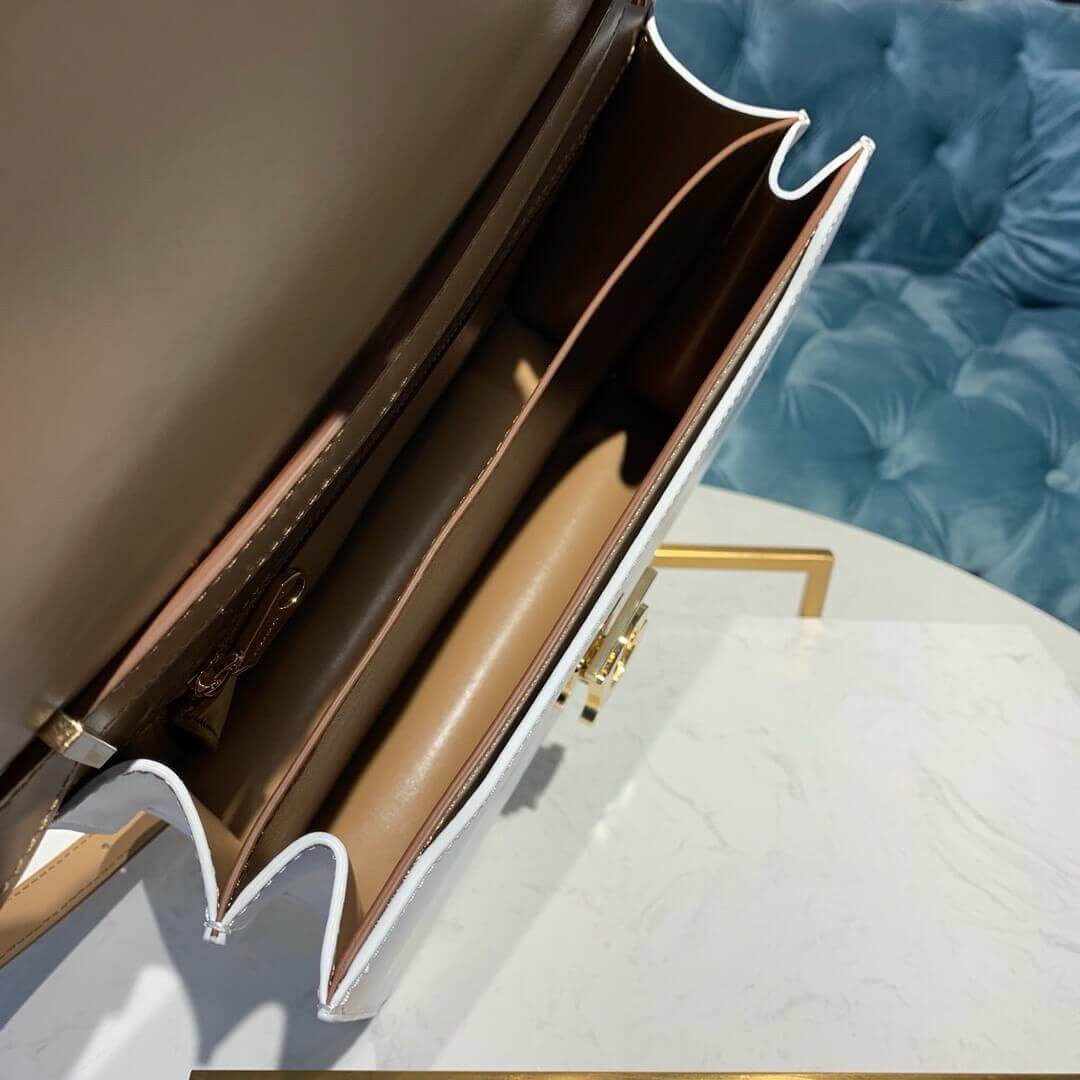 Burberry Medium Two-tone Leather TB Bag 80111991