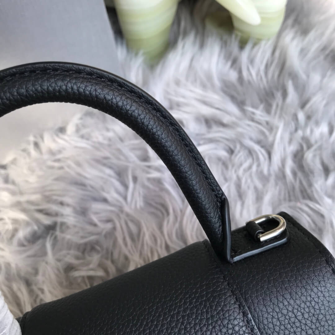 Balenciaga Hourglass XS Textured-Leather Tote