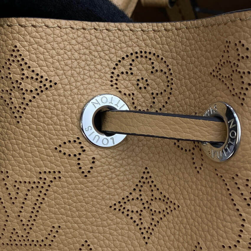 Louis Vuitton Mahina Calf Leather Bella Tote M59655 Arizona Brown