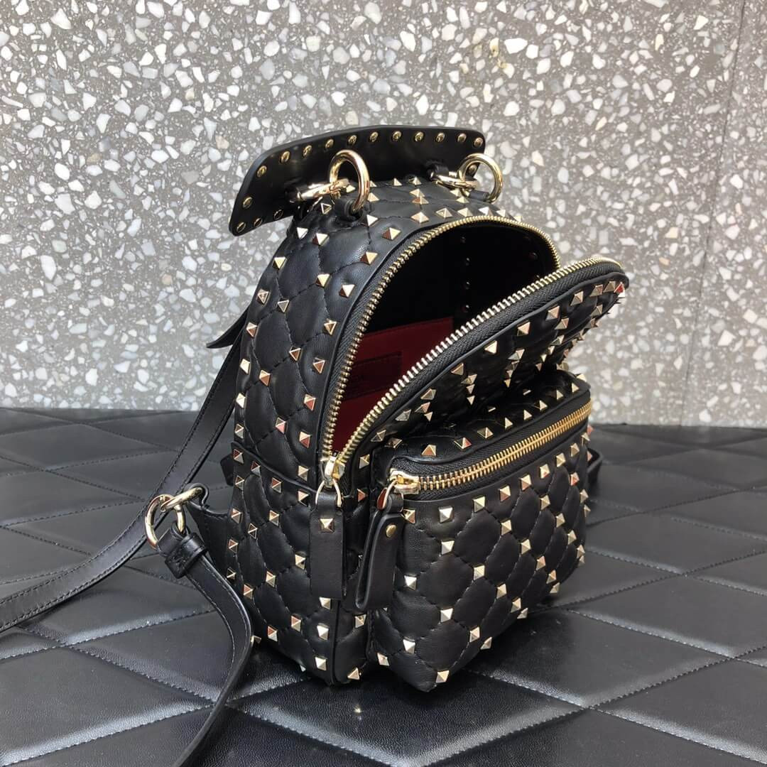 Valentino Garavani Rockstud Spike Mini Backpack 0630J
