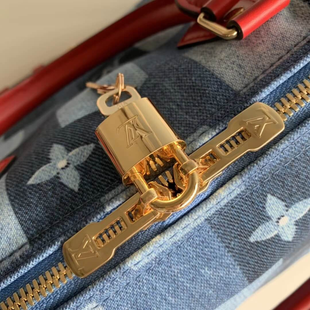 Louis Vuitton Monogram Denim Canvas Speedy Bandoulière 30 M45041