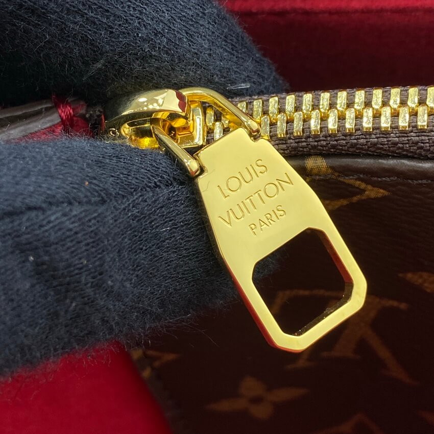 Louis Vuitton Monogram Canvas Flower Tote M43553 Red