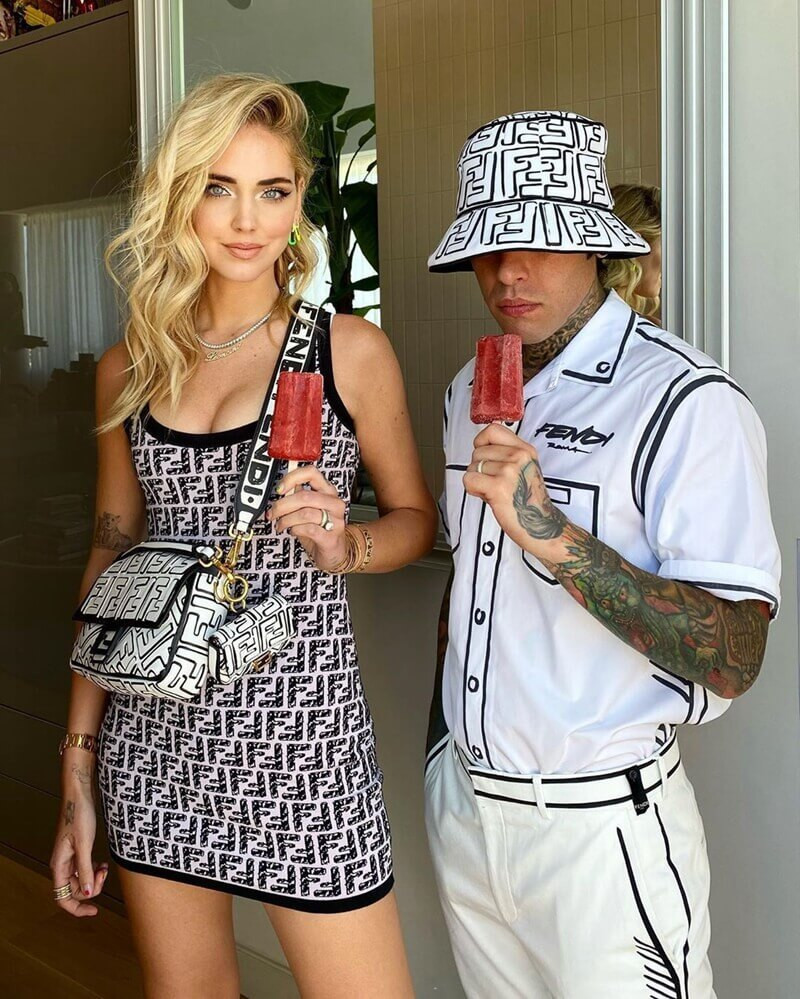 Fendi California Sky Baguette 8289